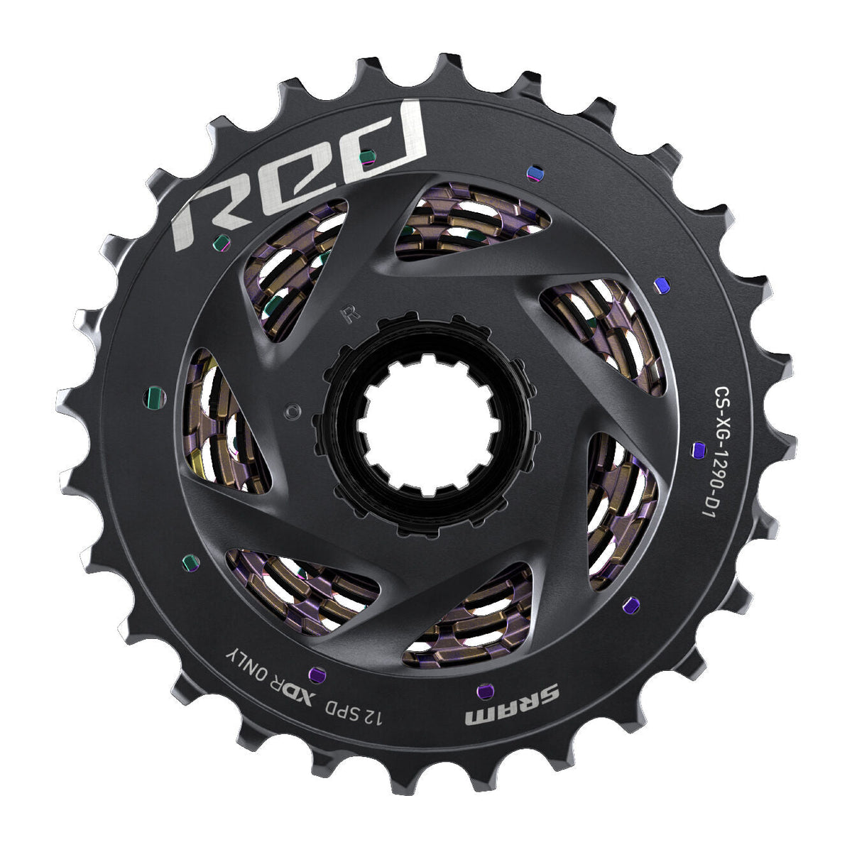 Pacco Pignoni Sram Red XG 1290 D1 12v - Rainbow