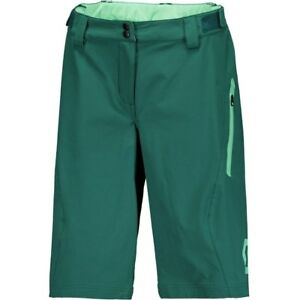 PANTALONCINO DONNA SCOTT SHORT W'S TRAIL 10 LS/FIT W PAD colore VERDE taglia M